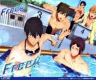 Ücretsiz beş Free! Rin, Haruka, Nagisa, Rei ve Makoto